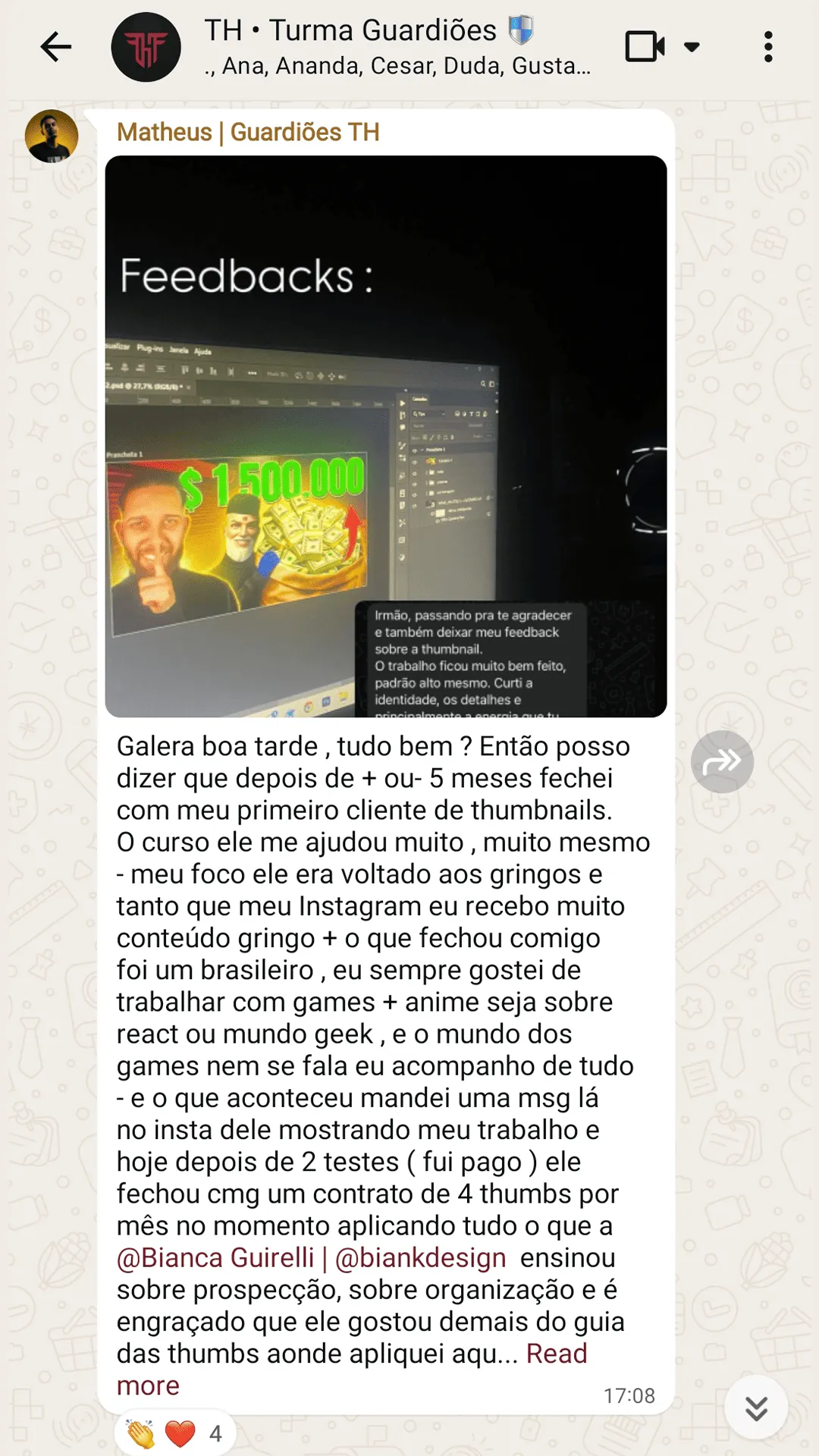 Depoimento Matheus